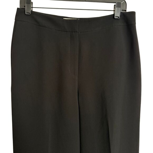 Lafayette 148 NY Finesse Crepe Dalton Pant 8 Black - Picture 3 of 8